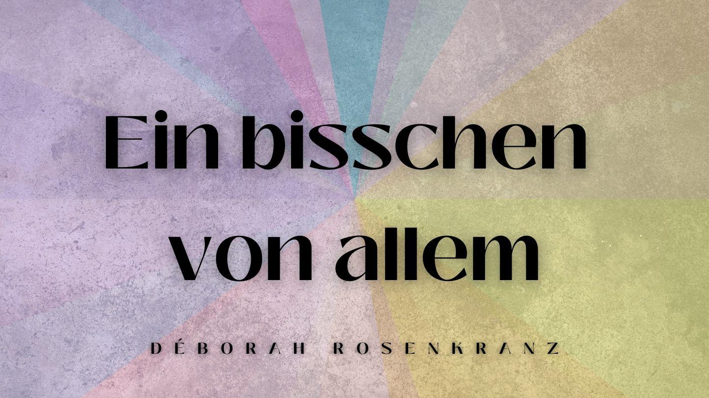 Ein BISSCHEN von ALLEM Sprüche 3:21-26 Die Bibel (Schlachter 2000)