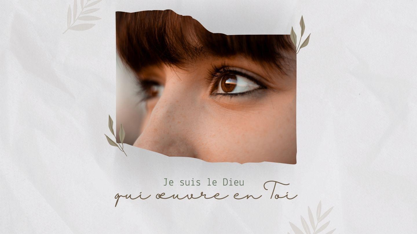 Je suis le Dieu qui œuvre en Toi Galates 5:23-24 La Bible du Semeur 2015