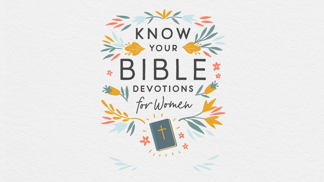 Know Your Bible Devotions for Women
