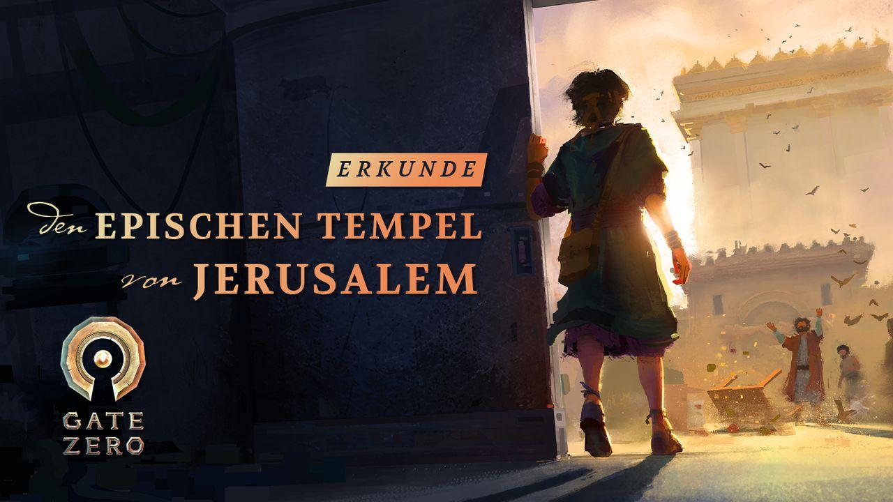 Erkunde Den Epischen Tempel Von Jerusalem