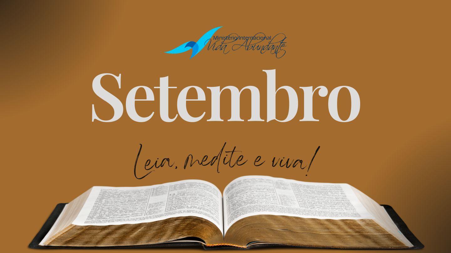 Plano de Leitura Mensal Vida Abundante (Setembro)