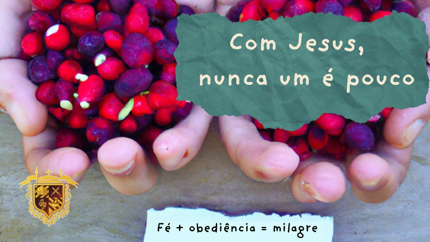 Com Jesus, nunca 1 é pouco Efésios 4:1-4 Nova Versão Internacional - Português