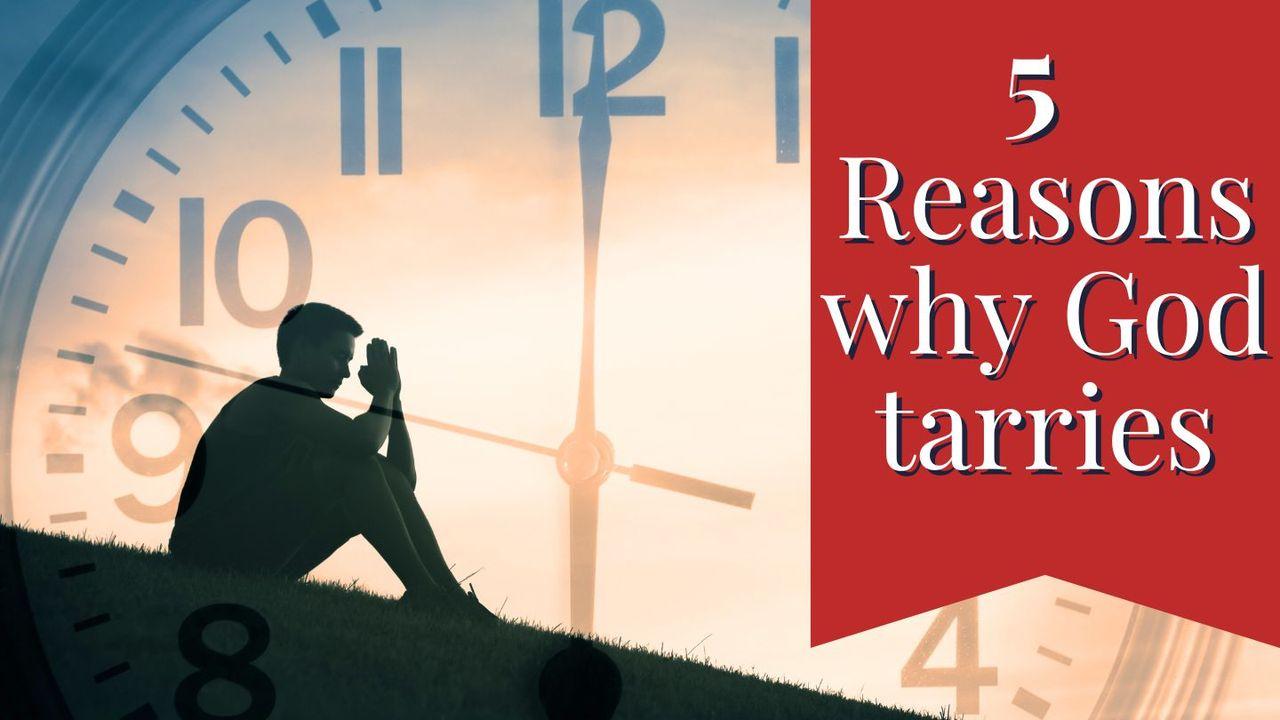 Five Reasons Why God Tarries