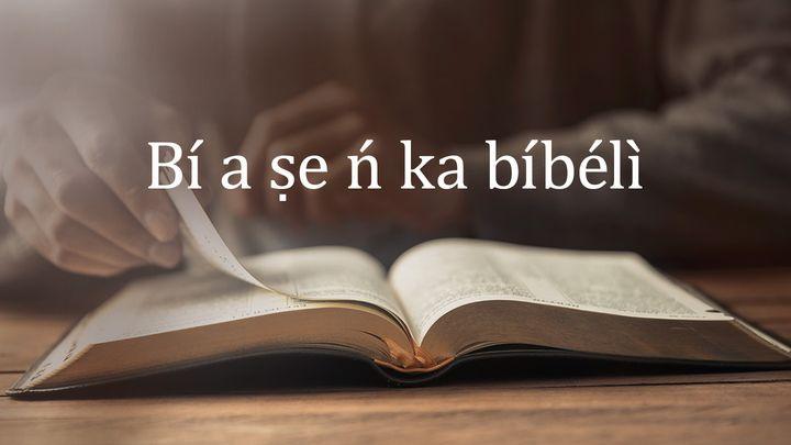 Bí a ṣe ń ka bíbélì