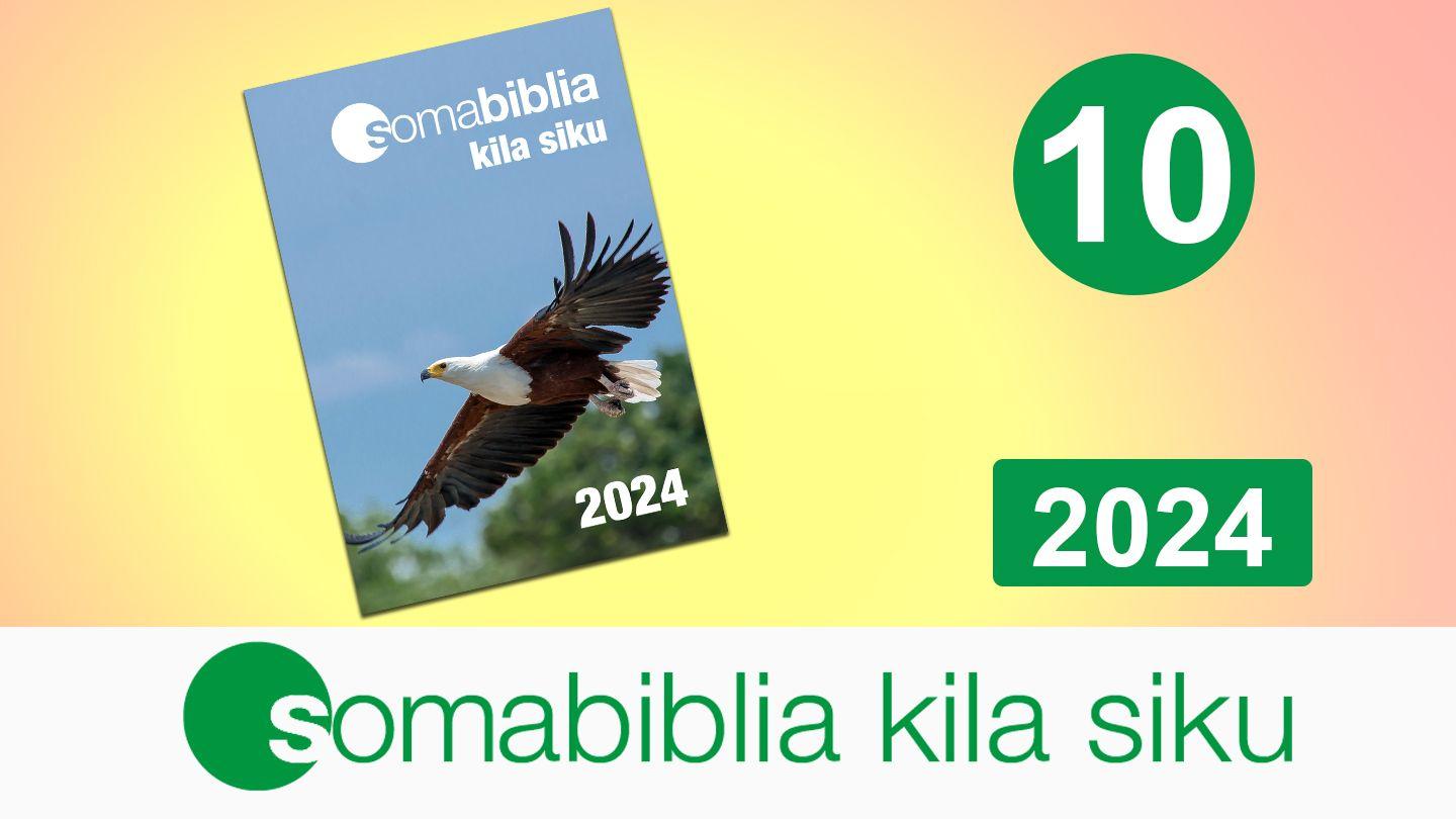 Soma Biblia Kila Siku 10/2024 Kutoka 35:1-3 Swahili Revised Union Version