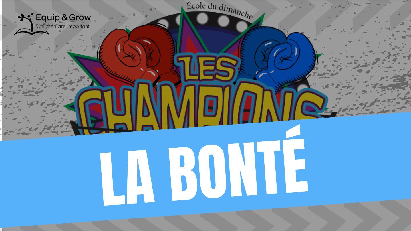 La bonté, fruit de l'Esprit