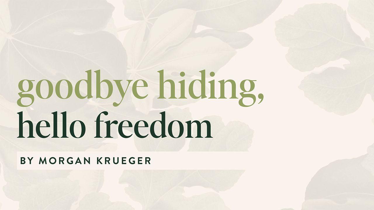 Goodbye Hiding, Hello Freedom by Morgan Krueger