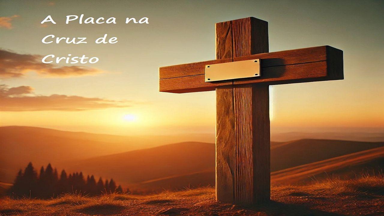 A Placa na Cruz de Cristo