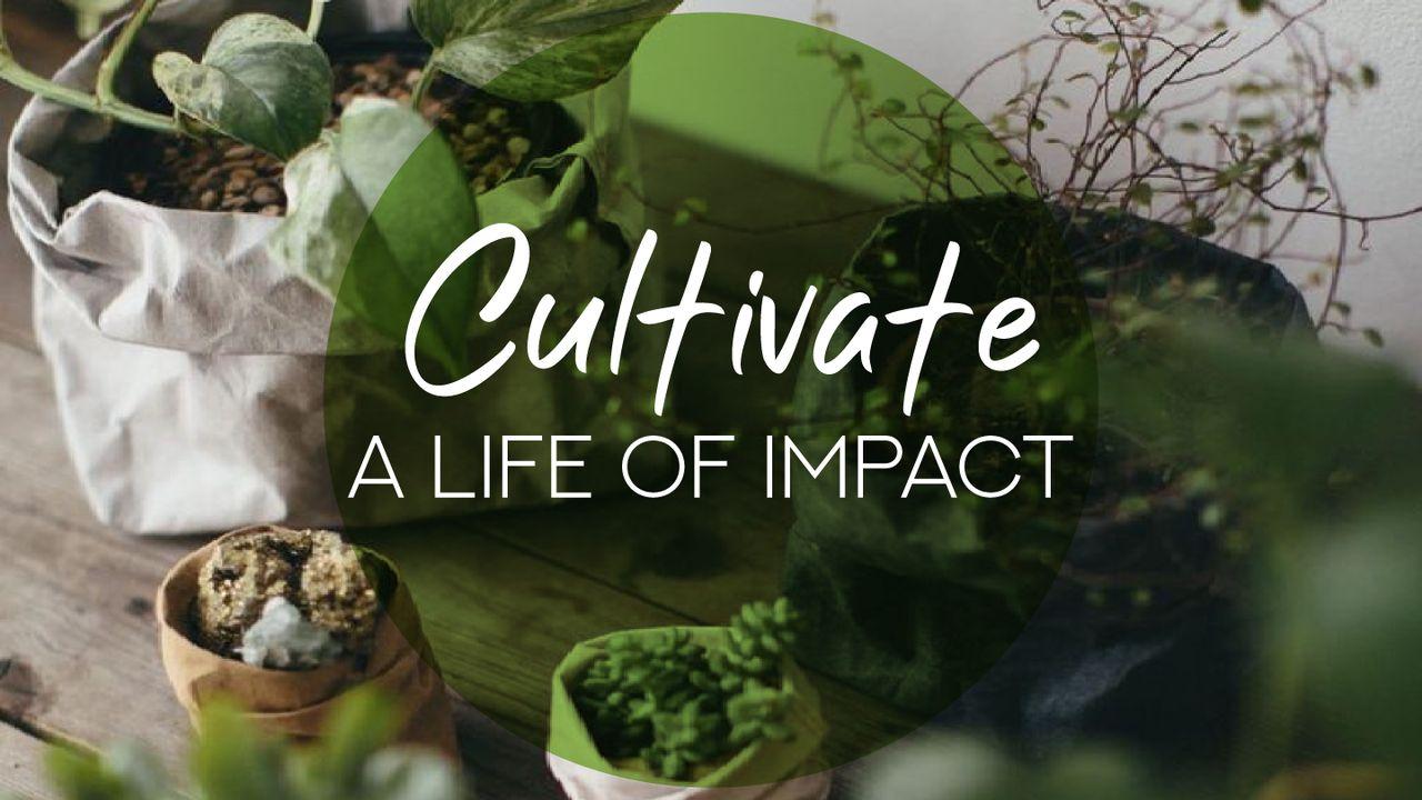 Cultivate a Life of Impact