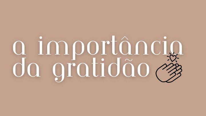 A Importância Da Gratidão