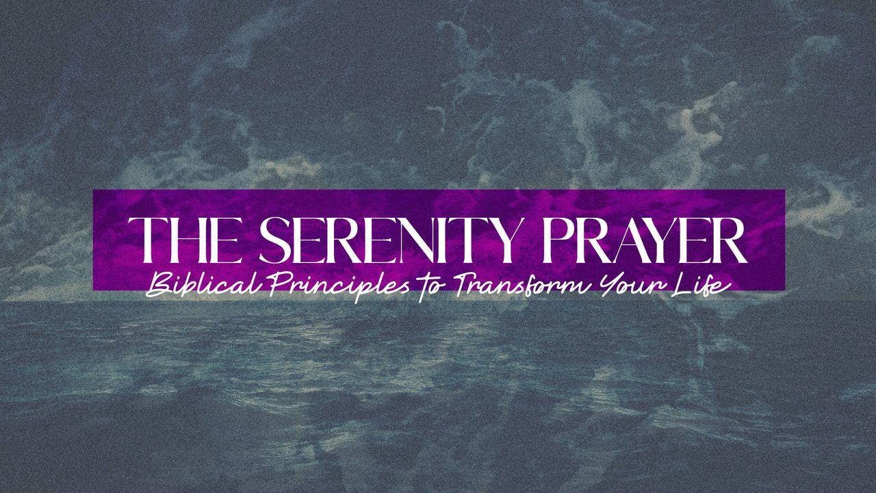 The Serenity Prayer