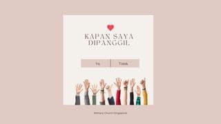 Kapan Saya Dipanggil