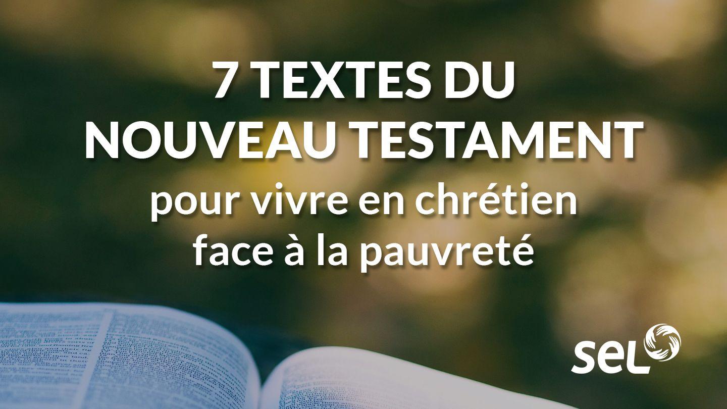 7 textes du Nouveau Testament pour vivre en chrétien face à la pauvreté Galatiana 6:10 Malagasy Bible