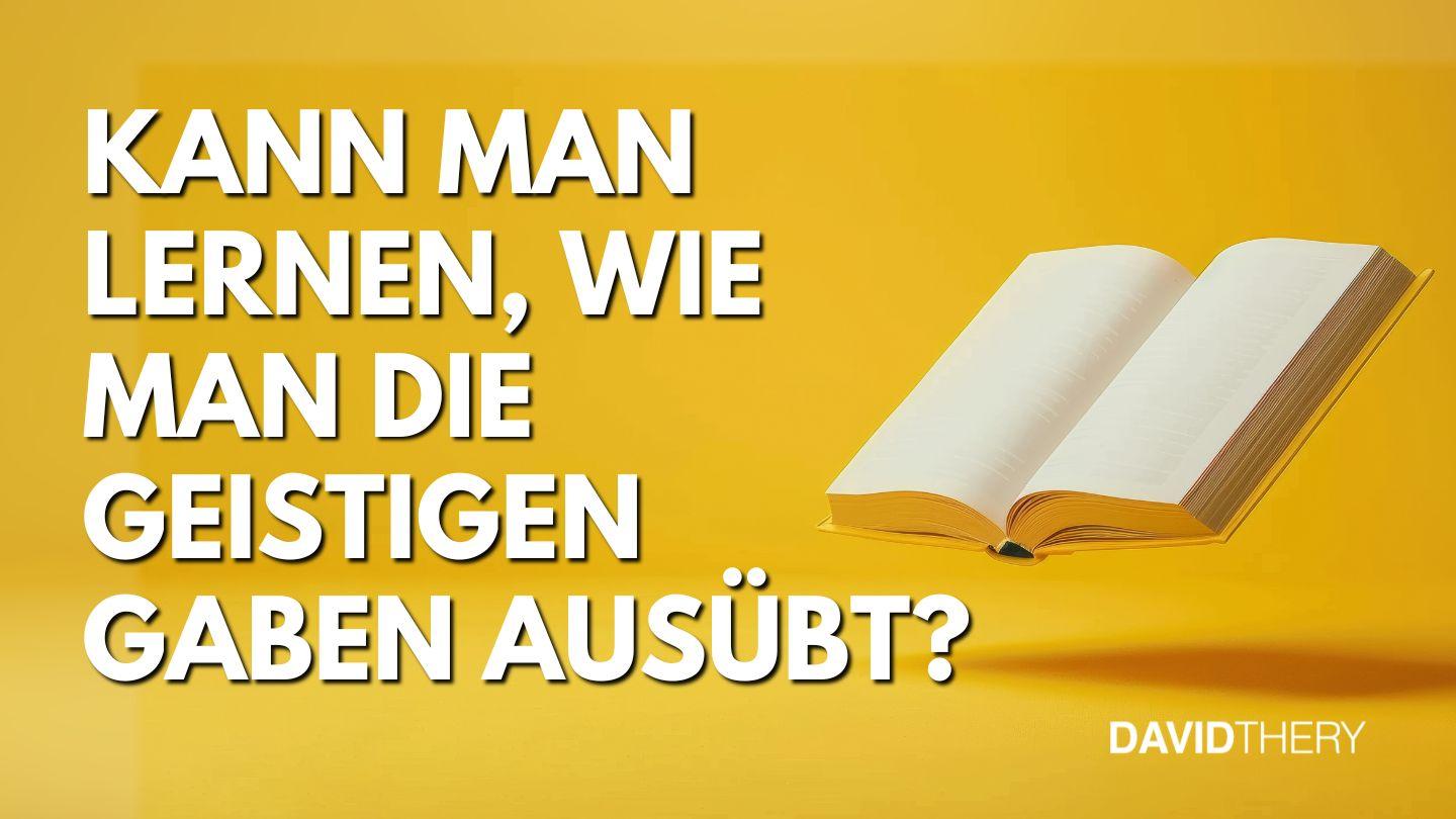 Kann man lernen, wie man die geistigen Gaben ausübt? Markus 16:17-18 O Evangelio Jezus Kristusester pala Markus 1912 (Sinte)