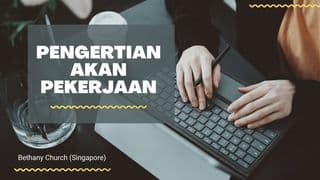 Pengertian Akan Pekerjaan