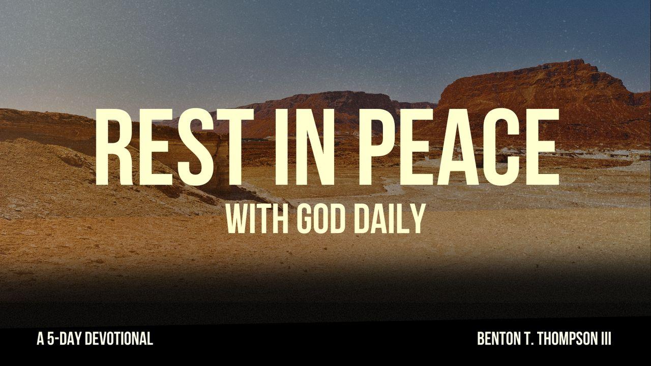 R.I.P or Rest in Peace With God Daily