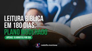 Leitura bíblica em 180 dias: PLANO MODERADO