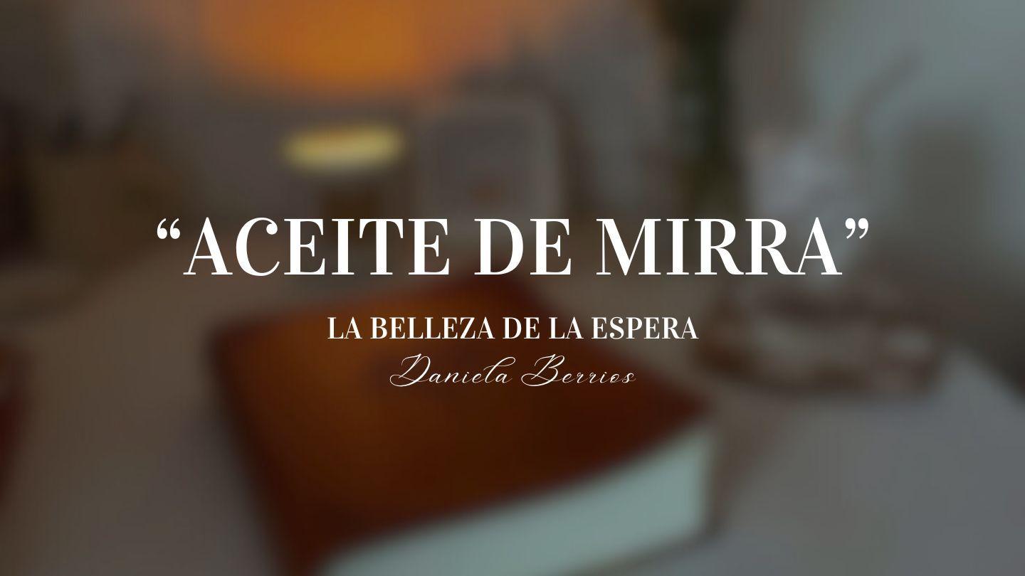 Aceite De Mirra Proverbios 3:6-7 Biblia Reina Valera 1960