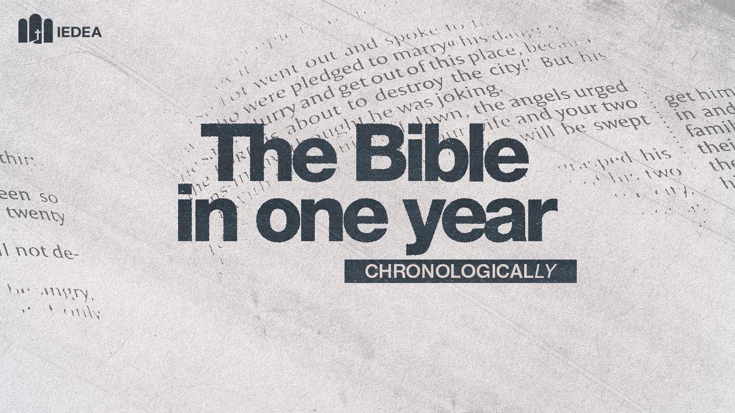 The Bible in One Year Chronologically