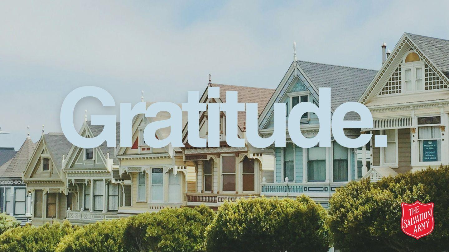 An Attitude of Gratitude