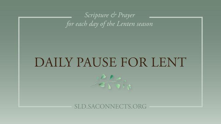 Daily Pause for Lent