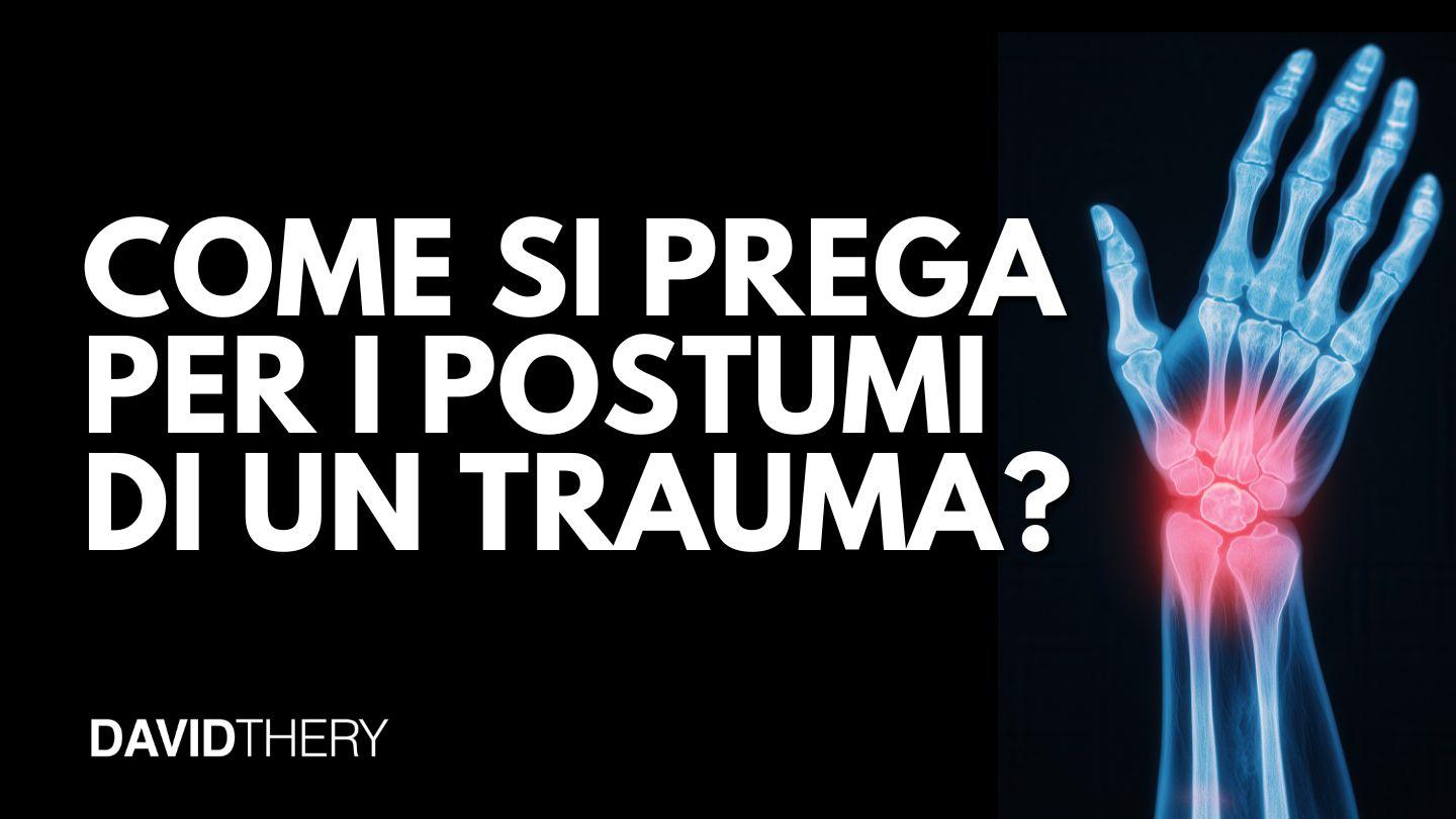 Come Si Prega per I Postumi Di Un Trauma? SALMI 147:3-5 Diodati Bibbia 1885