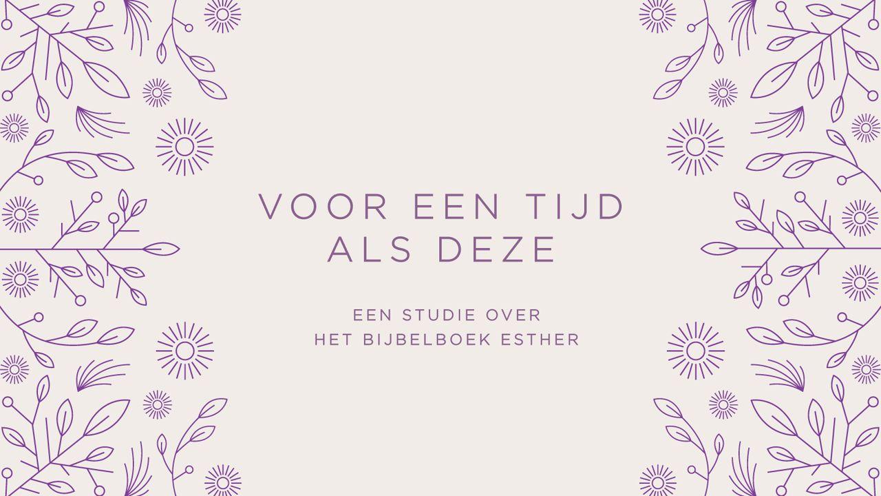 Voor een tijd als deze