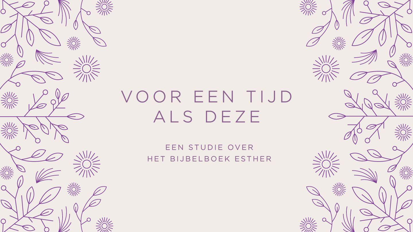 Voor een tijd als deze