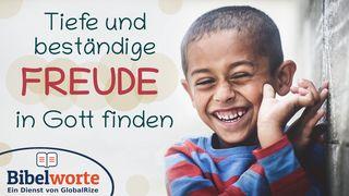 Tiefe und beständige Freude in Gott finden