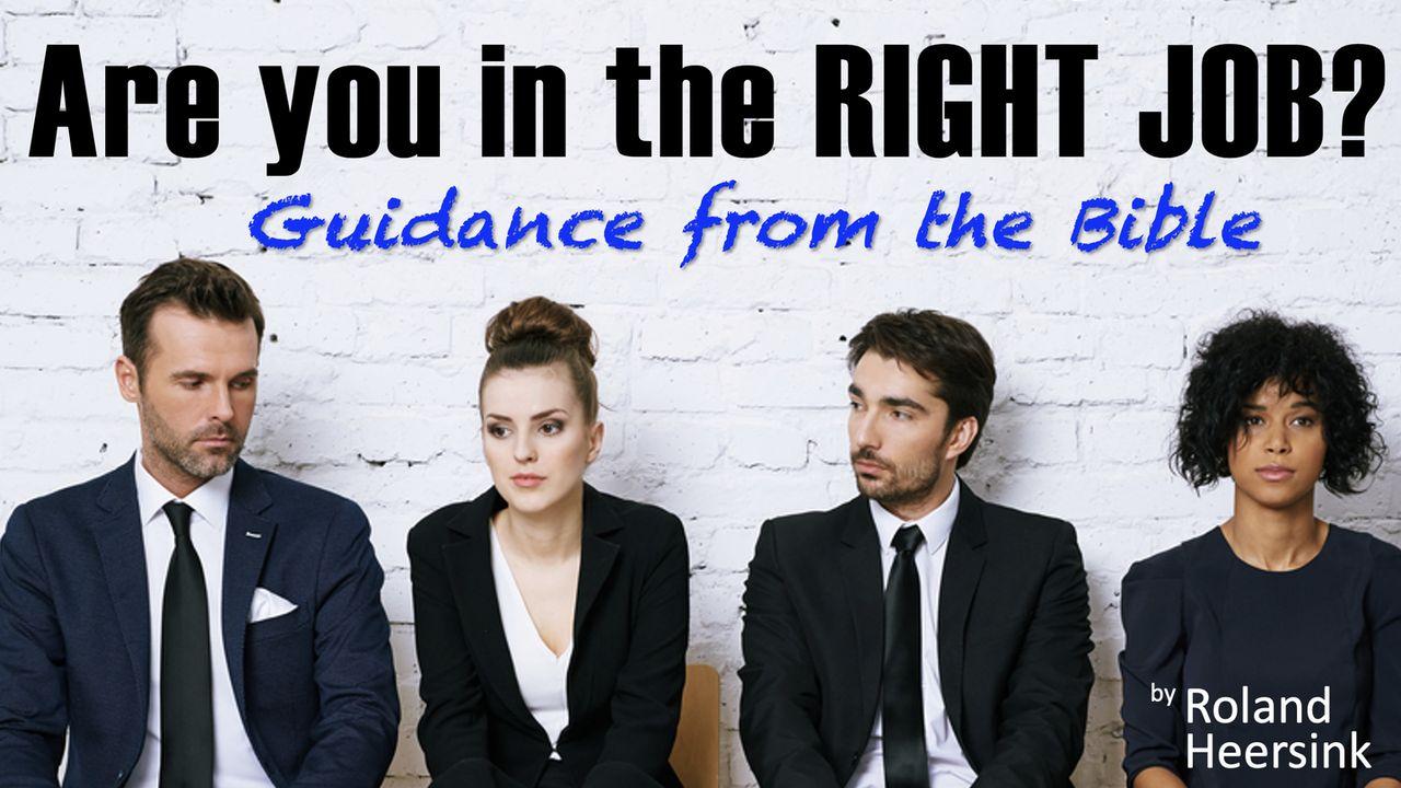 Am I in the Right Job? …Guidance From the Bible