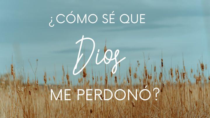 ¿Cómo sé que Dios me perdonó?