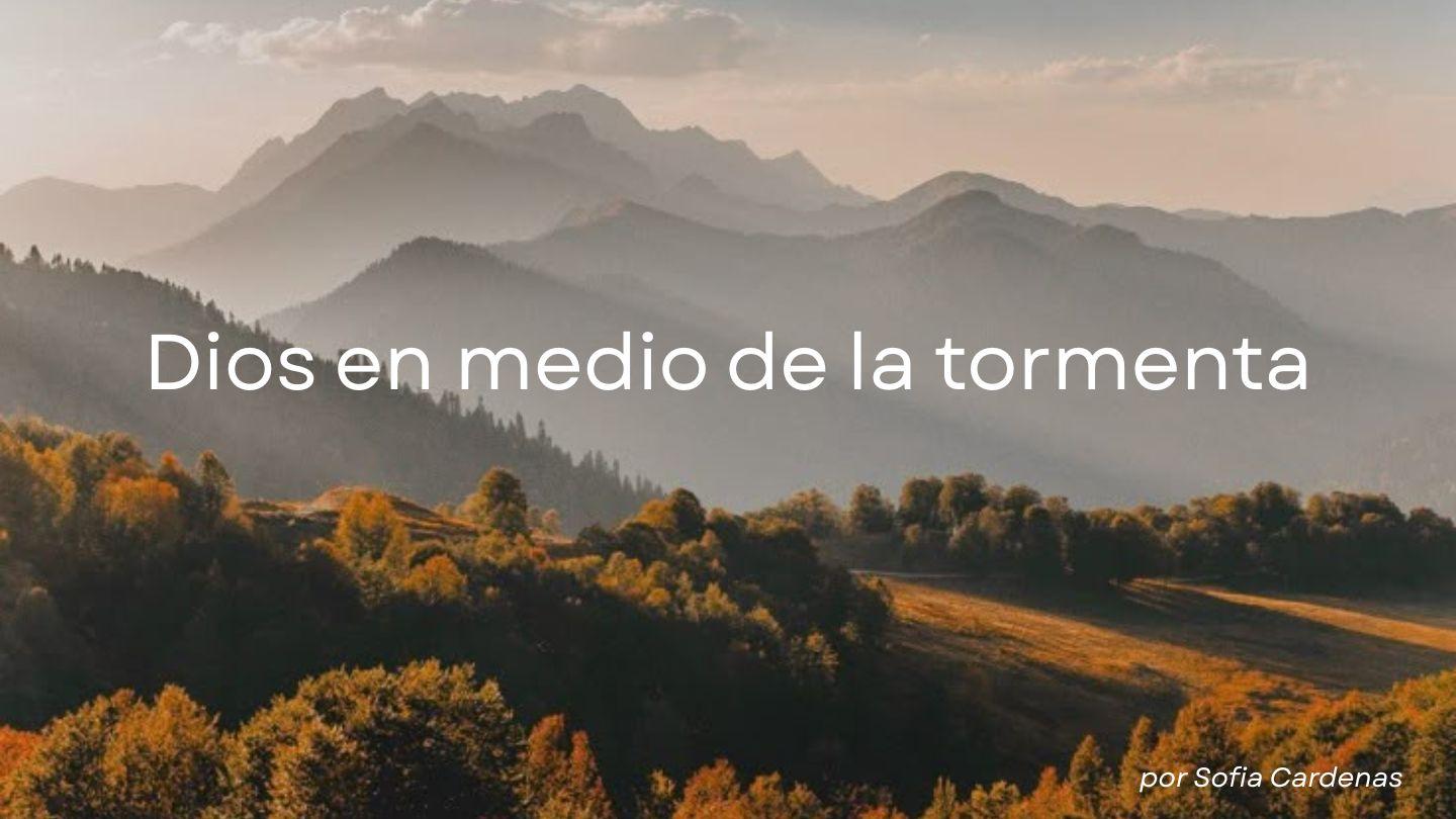 Dios en Medio De La Tormenta S. Mateo 6:34 Biblia Reina Valera 1960