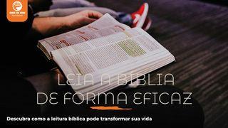 Leia a Bíblia De Forma Eficaz