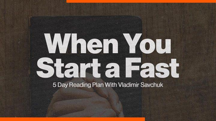 When You Start a Fast
