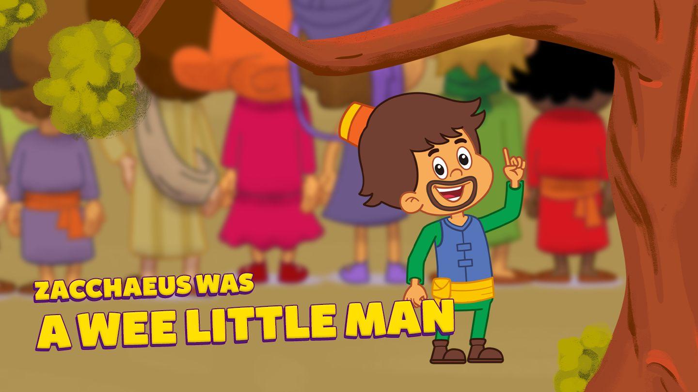 Zacchaeus Was a Wee Little Man Лукъа 19:8 Сыйлы Китап Янгы Разилешивню