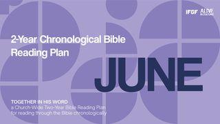 Two-Year Chronological Bible Reading Plan (First Year-June)