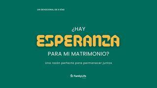 ¿Hay Esperanza Para Mi Matrimonio? Una Razón Perfecta Para Permanecer Juntos