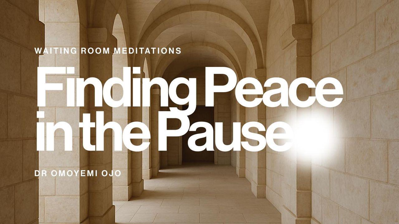 Finding Peace in the Pause
