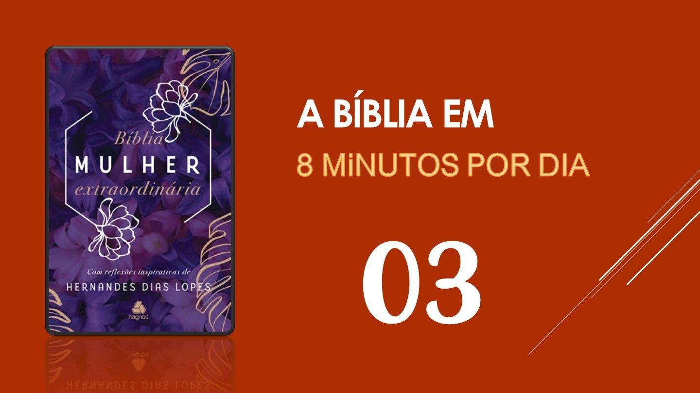 A Bíblia em 8 minutos... por dia! - Vídeo III Gênesis 32:22-31 Almeida Revista e Corrigida