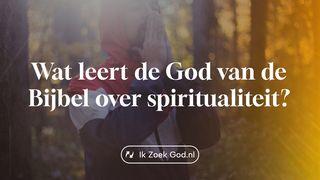 Wat leert de God van de Bijbel over spiritualiteit?