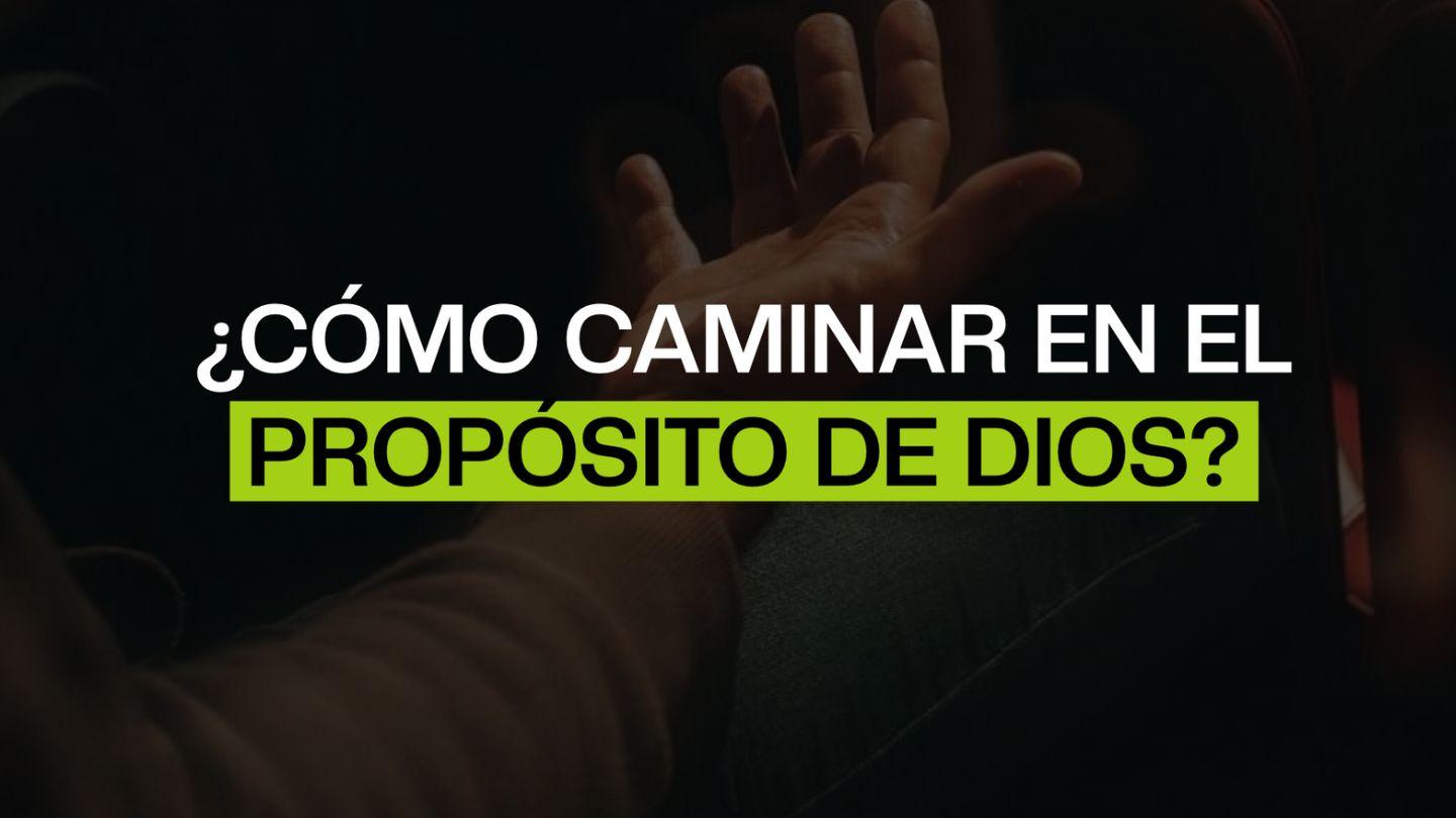¿Cómo Caminar en El Propósito De Dios?