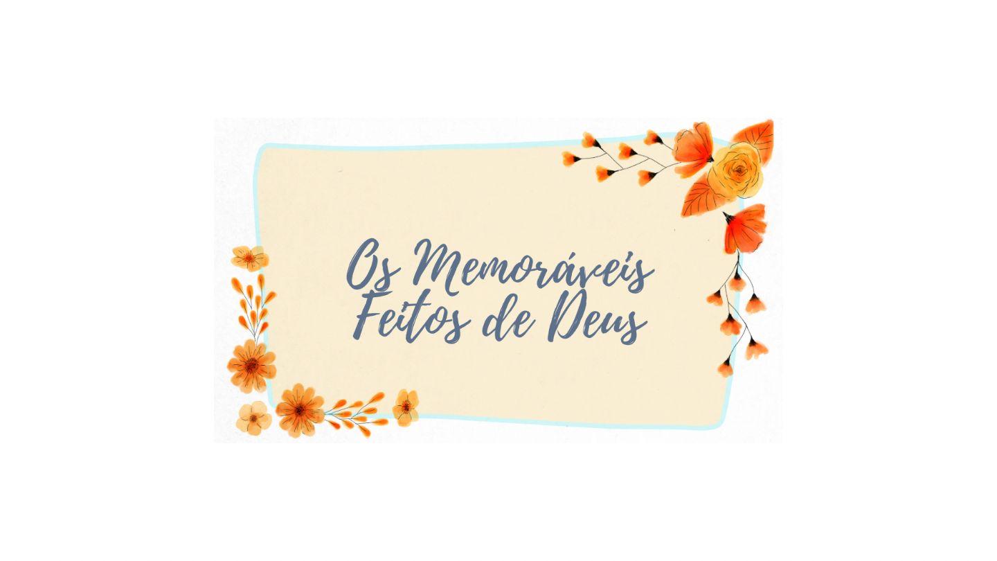 Os Memoráveis Feitos de Deus IZAFOBE 23:24 IBHAYIBHILE