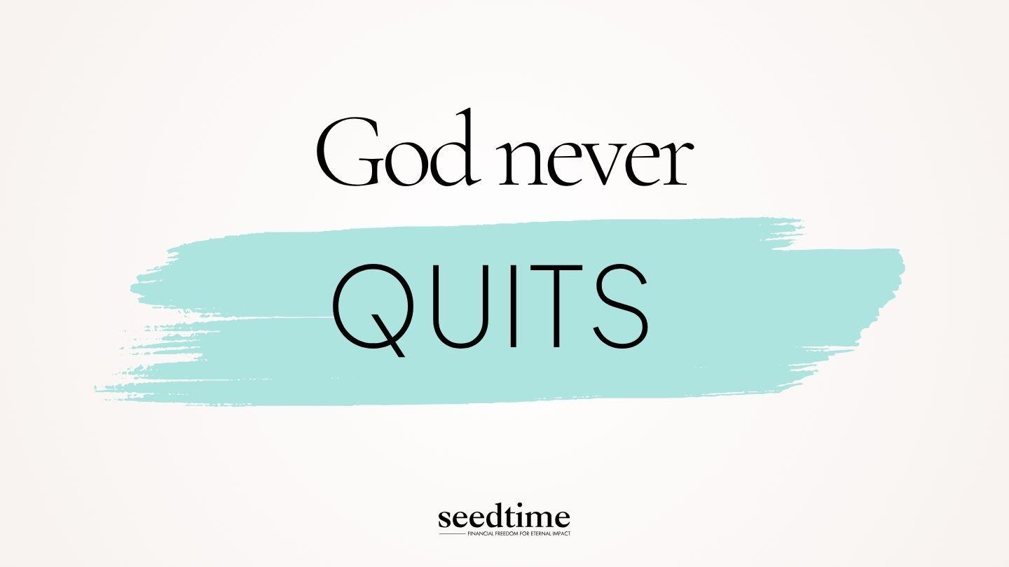 God Never Quits: God’s Faithfulness When We Fall Short Judges 2:1-2 American Standard Version
