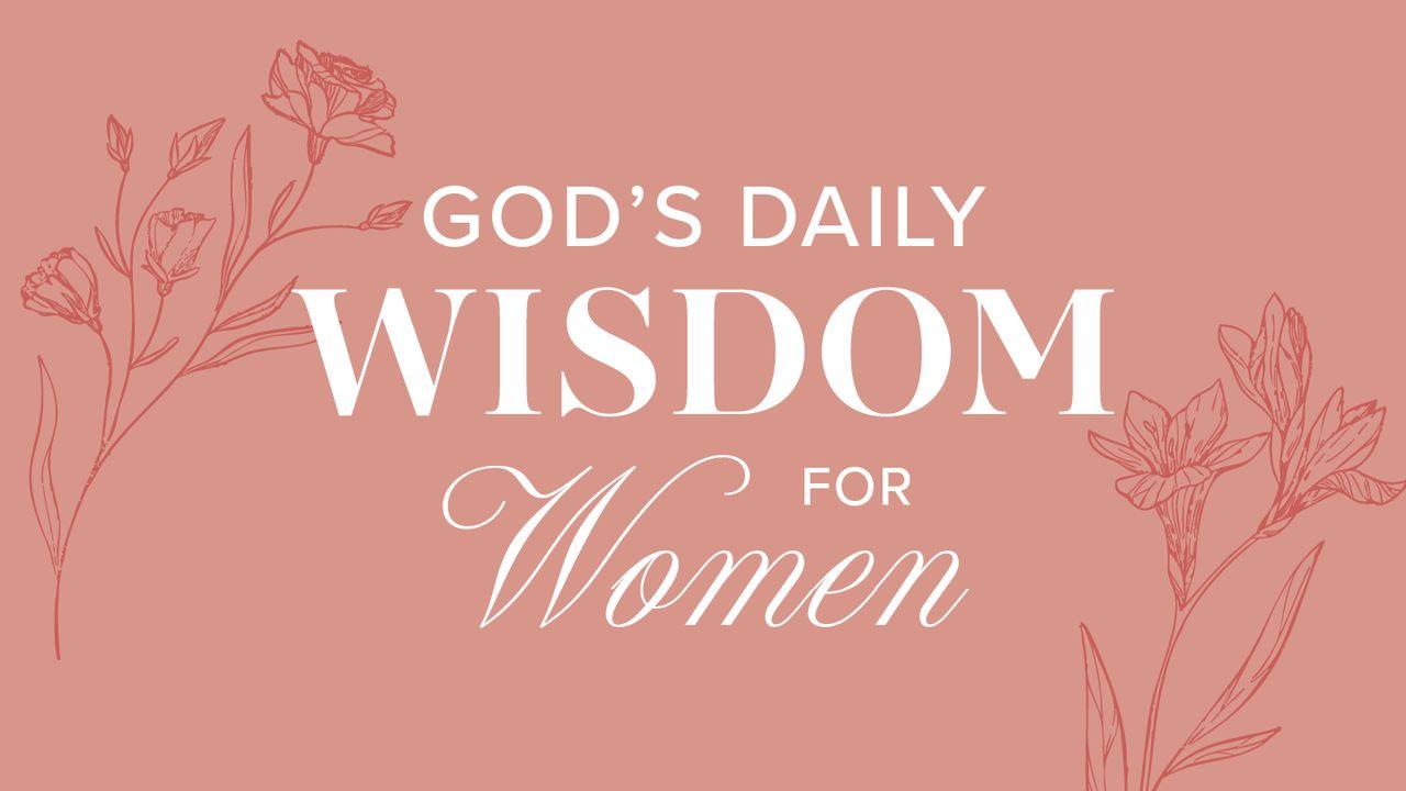 God's Daily Wisdom for Women | Devotional for Women