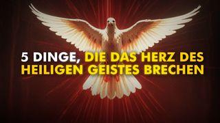 Die 5 Dinge, die das Herz des Heiligen Geistes brechen