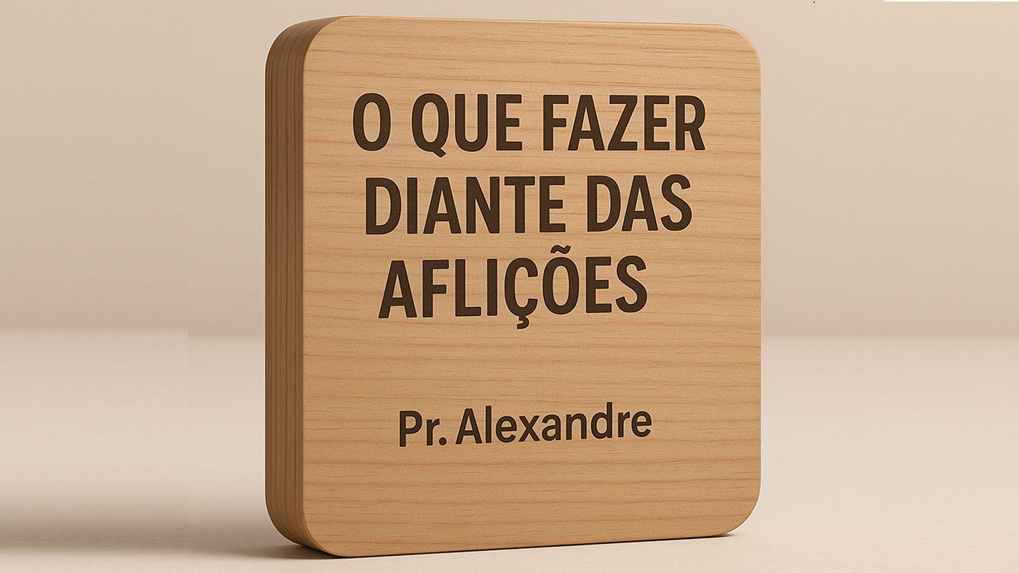 O Que Fazer Diante Das Aflições?