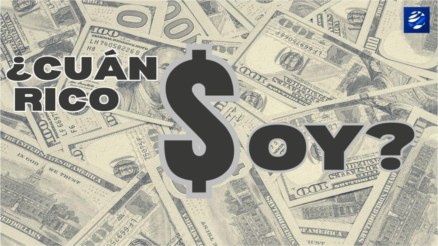 ¿Cuán rico soy? 路加福音 18:27 和合本2010 （和合本修訂版） （繁體字） 神版
