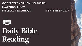 God’s Strengthening Word: Learning From Biblical Teachings
