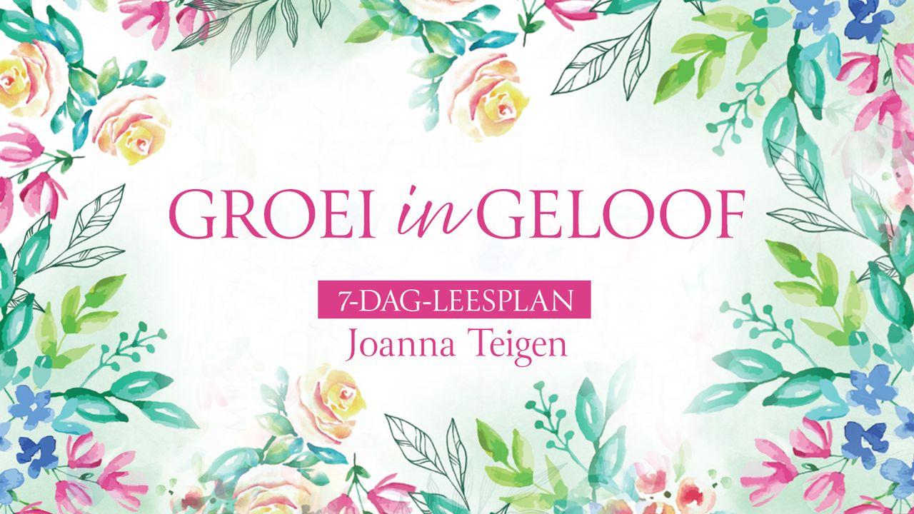 Groei in geloof