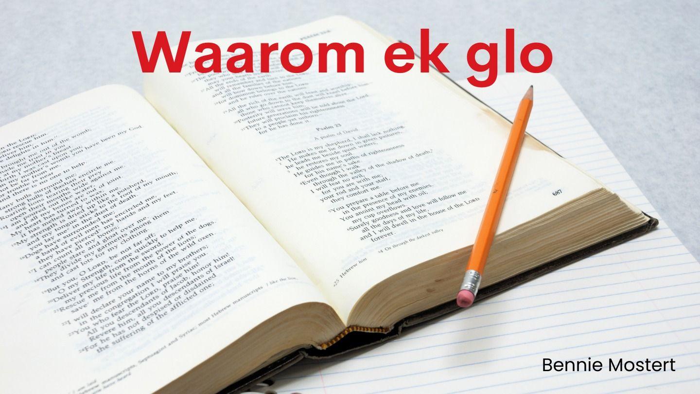 Waarom Ek Glo Matthew 24:44 Sa Ugud Apudyus